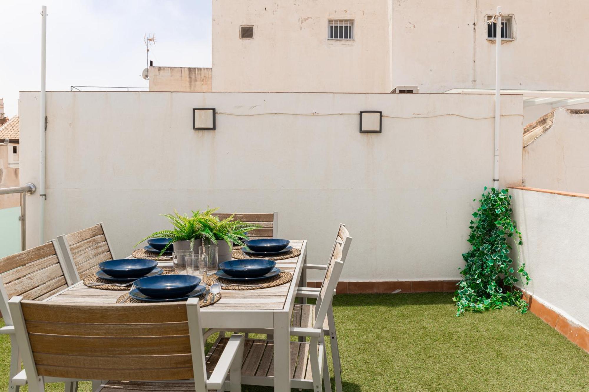 C103 - Sunny Terrace, Old Town Views Daire Málaga Dış mekan fotoğraf
